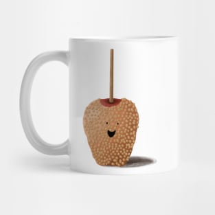 Happy Little Caramel Apple Illustration Mug